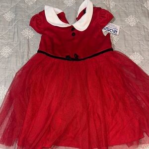 Lilt Red Costume Dress with White Collar